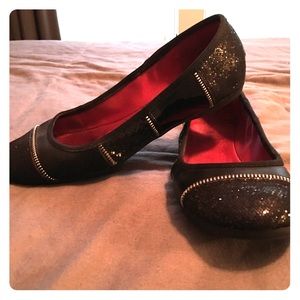 ✨[STYLE & Co]✨Flats w zipper details